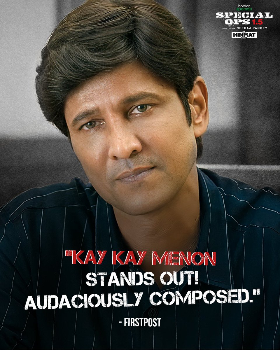 Haider_Yzi's tweet photo. Kay Kay Sir you are amazing i am a fan of your performance I mean You're Acting you are a wonderful person..
#HotstarSpecials #SepcialOps 1.5 @DisneyPlusHS
@kaykaymenon02 @AftabShivdasani @AadilKhanitis @pathakvinay @gautamikapoor1 @parmeetsethi https://t.co/juFUnp3Yvl https://t.co/xkID4n5gW1