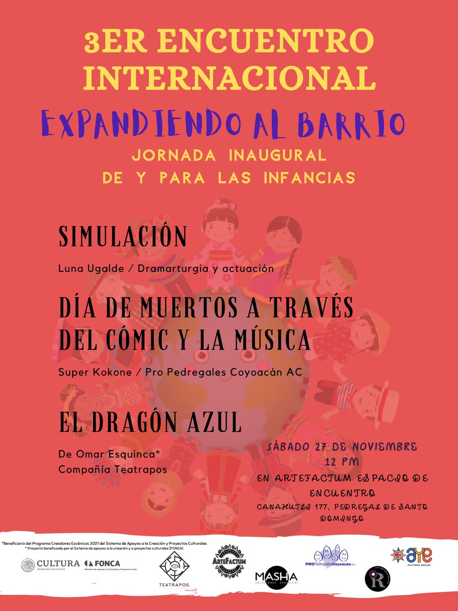 R_interruptus's tweet photo. Este sábado nos sumaremos a la transmisión del 3er Encuentro Internacional "Expandiendo al barrio", organizada por la banda de @ArteFactumMx. 

Nos vemos a partir de las 12:00 del día, antes de nuestra emisión por la tarde :D https://t.co/90xHZFHKjg