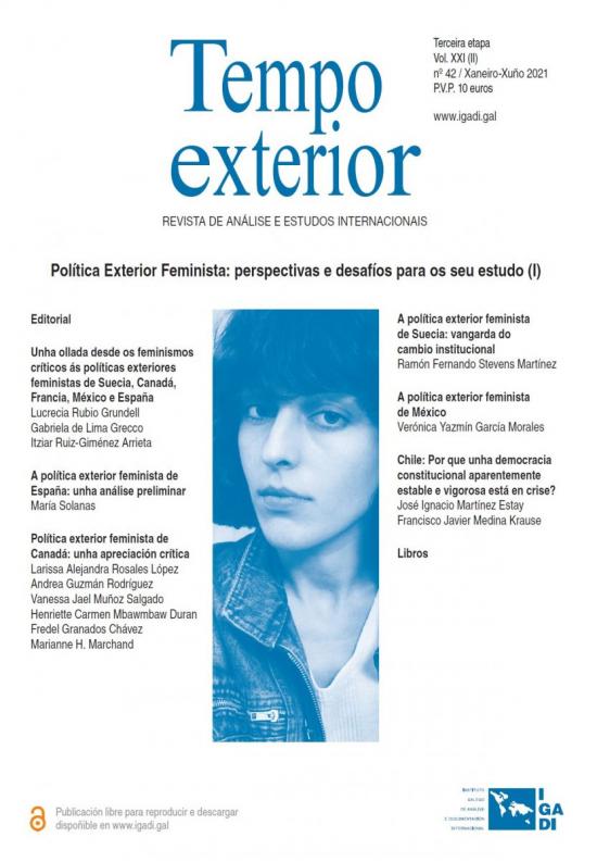 IGADI_info's tweet photo. #OMundoDesdeAquí A Política Exterior Feminista centra a revista #TempoExterior nos seus números de 2021. Xa na rede o nº42. Todos os días son 25 de novembro! https://t.co/S4QuBcF272 https://t.co/Ott1mwhTxh