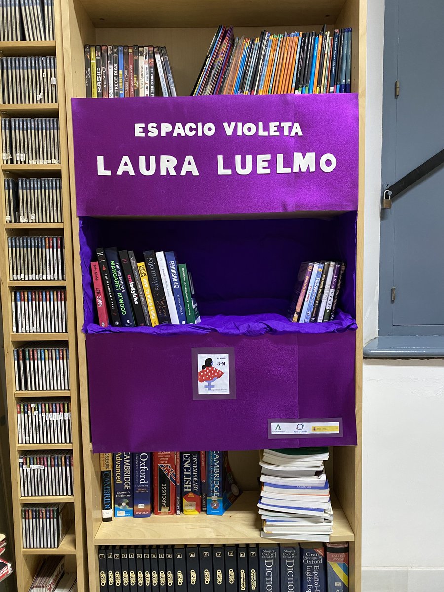 lordmillam's tweet photo. En la @eoialcala hoy hemos conmemorado el #25N con la inauguración del Espacio Violeta Laura Luelmo en nuestra biblioteca. También hemos acudido al pleno y a la lectura del manifiesto en @aytoguadaira. Somos aliados/as frente a la lacra de la #ViolenciaMachista. Toma nuestra mano https://t.co/nNoylLyxPg