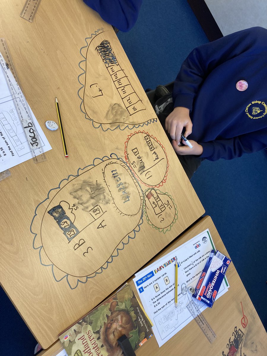 JanBosence's tweet photo. @WhiteRoseMaths more amazing #Barvember challenges being crunched by the Y3 and 4s at Cheriton Bishop Community Primary School. We are gutted it’s so nearly over! 😢 https://t.co/tF6h7zBGTi