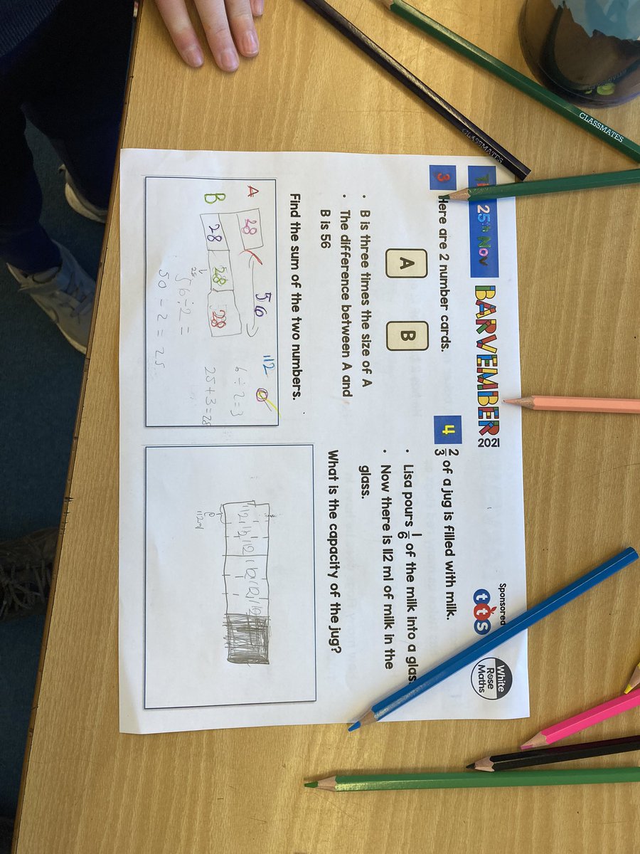 JanBosence's tweet photo. @WhiteRoseMaths more amazing #Barvember challenges being crunched by the Y3 and 4s at Cheriton Bishop Community Primary School. We are gutted it’s so nearly over! 😢 https://t.co/tF6h7zBGTi
