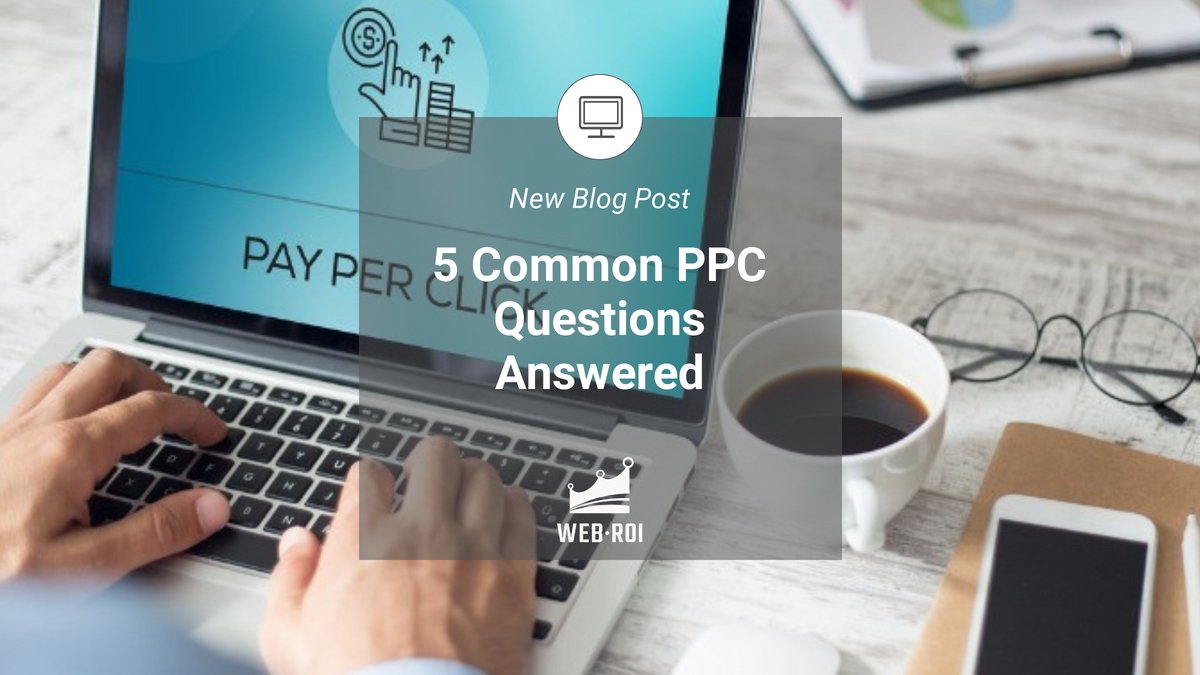 WEBROIca's tweet photo. Here are five of the most common PPC advertising questions and the answers you need to accelerate your business! 

https://t.co/EfHajSq70n

#WEBROI #PPC #GoogleAds #FacebookAds #InstagramAds #AdCampaign #BusinessSuccess #Sales #PPCQuestions #SmallBusiness #Ontario #Canada https://t.co/CcoZpw4Gi7