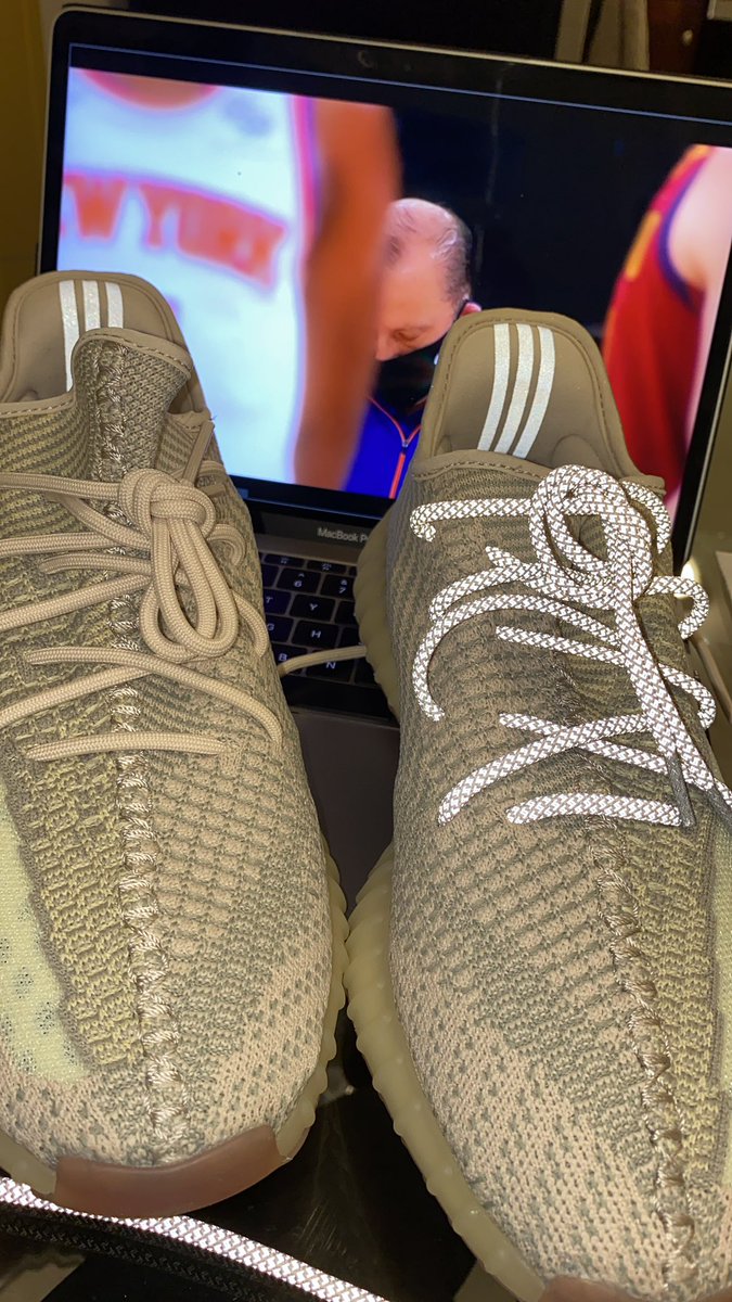 grodriguez418's tweet photo. @theyeezymafia Love mine… swapped reflective laces 🤷🏻‍♂️ https://t.co/xQK6rknfzj