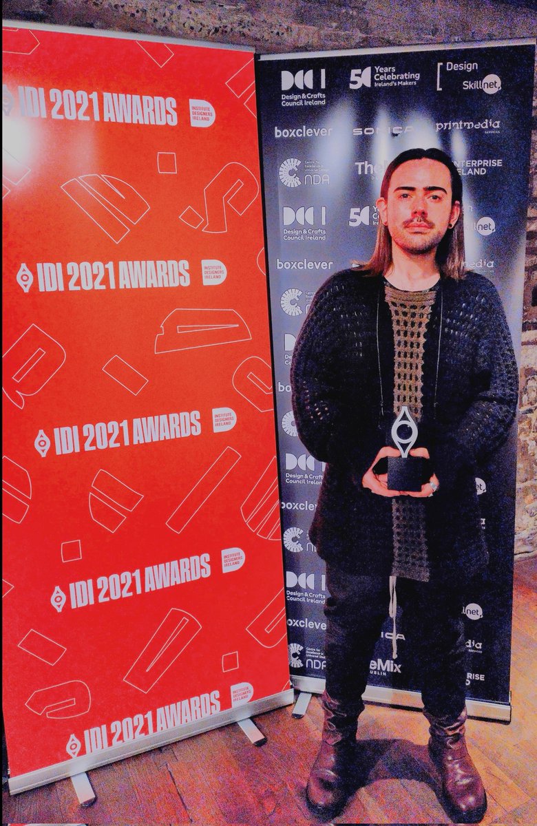 fintaineous's tweet photo. Honoured to receive the IDI Fashion Award for Clothing 2021 in Dublin last night.
See the full collection - https://t.co/wpj6NxNe49

@idi_ireland @DCCIreland
#idiawards2021 #fintanmulholland #irishdesign #irishknitwear #sustainabledesign https://t.co/IFgdwfoWpm