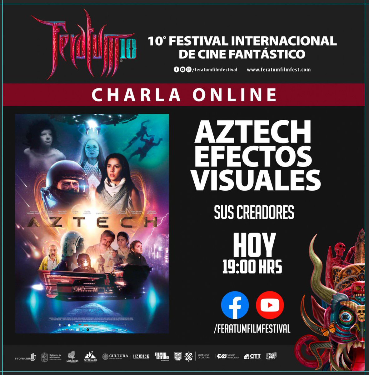 AtlShortFilm's tweet photo. No se la pierdan! @AztechTheMovie @jxaviervelasco https://t.co/acYE7pnqOz
