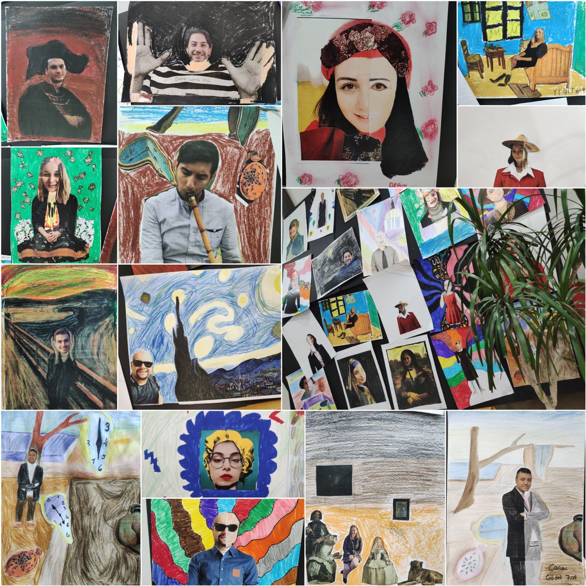 esmerhmza's tweet photo. Öğretmenler sanat alemine kısa bir yolculuk yaptılar🕶️📸🎨İTÜ Eta Vakfı Üsküdar Doga Koleji öğrencilerinin onları nereye götürdüğüne bir bakalım!🪄🎩
'24 Kasım Öğretmenler Günü Kutlu Olsun"🌹
@kursatkayalak @DogaUskudar @ArifeKaraman6 @dilekyldz1986 https://t.co/OXA1ZdgULR