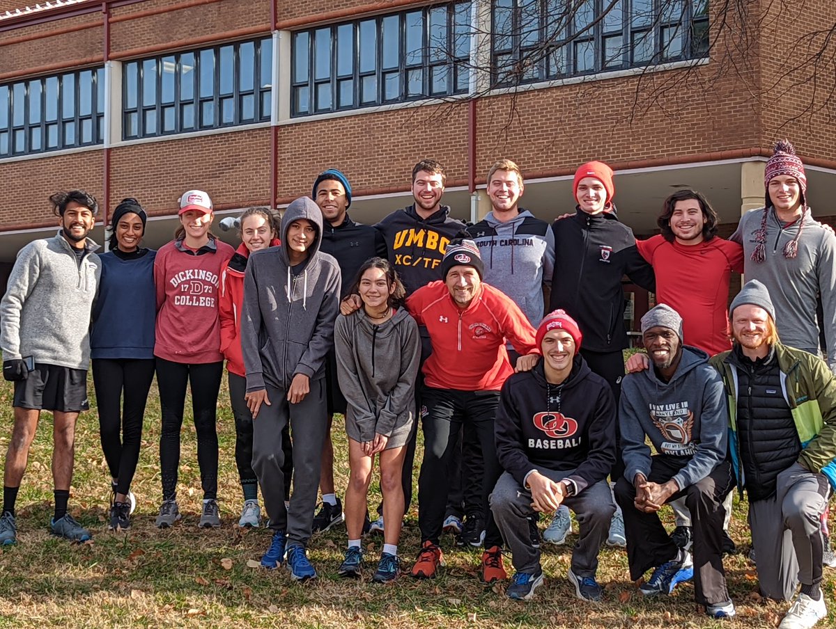 Happy Thanksgiving from QOXC! After a couple years off, this is our 24th (ish)  annual Thanksgiving morning gathering. #Thankful #CougarPride