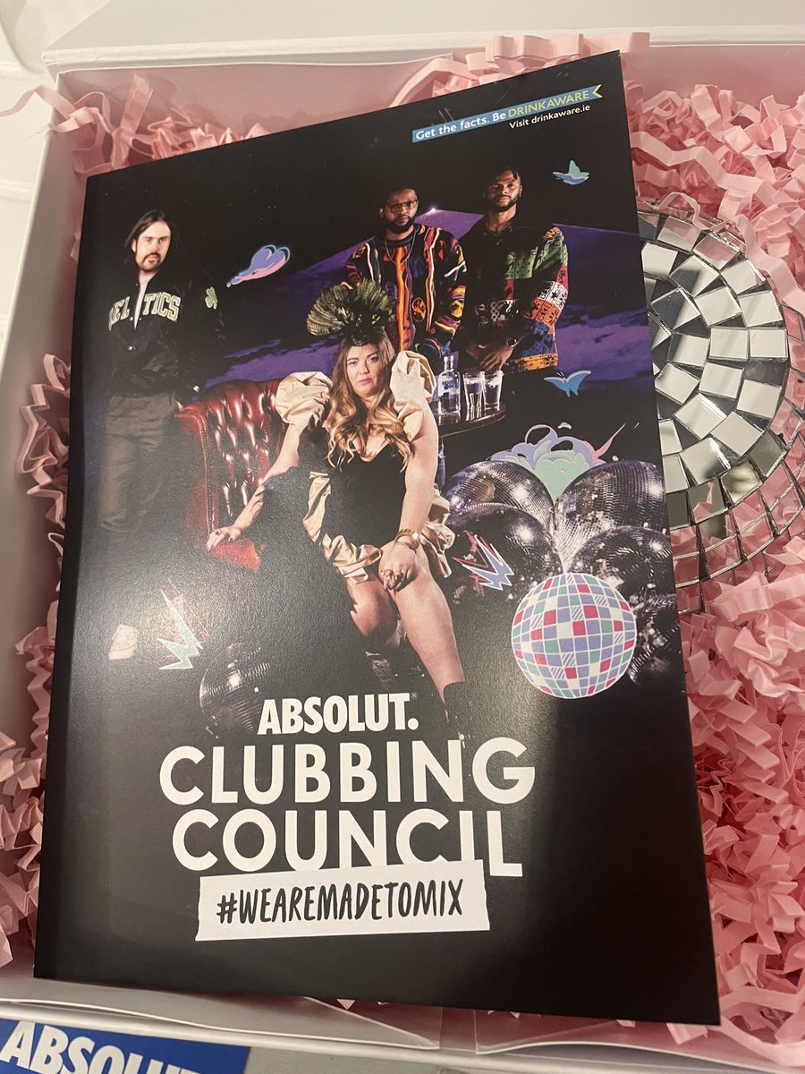 buzzoneill's tweet photo. What a treat from @ABSOLUTIrl ! Check out the amazing €10k bursary for their clubbing council initiative . Got an idea for an event? Register here https://t.co/0gPCOR4Jyt #wearemadetomix #promo https://t.co/2SEaxSixSu