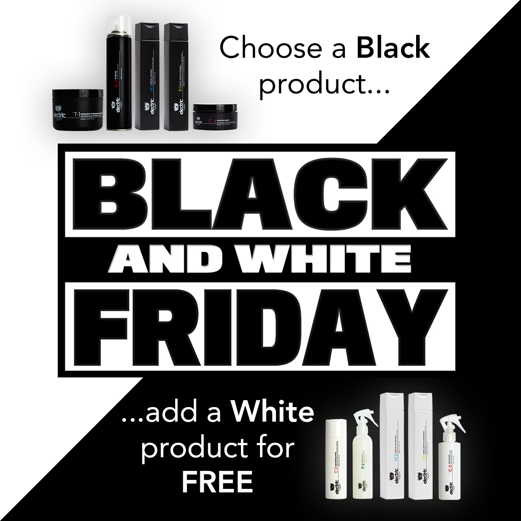 Black &amp; White Friday is here ⚫⚪

Head to our website, order a black Electric product and add a white Electric product of your choice for FREE: hubs.li/H0_RgGK0