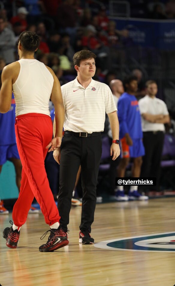 OSUManagers's tweet photo. On this Thanksgiving day, we are thankful for @tylerrhicks 🦃 keeps us all going on a daily basis and puts a smile on everyone’s face.

#Team123 #GreatManagerBetterPerson https://t.co/uRwb2hFbfc