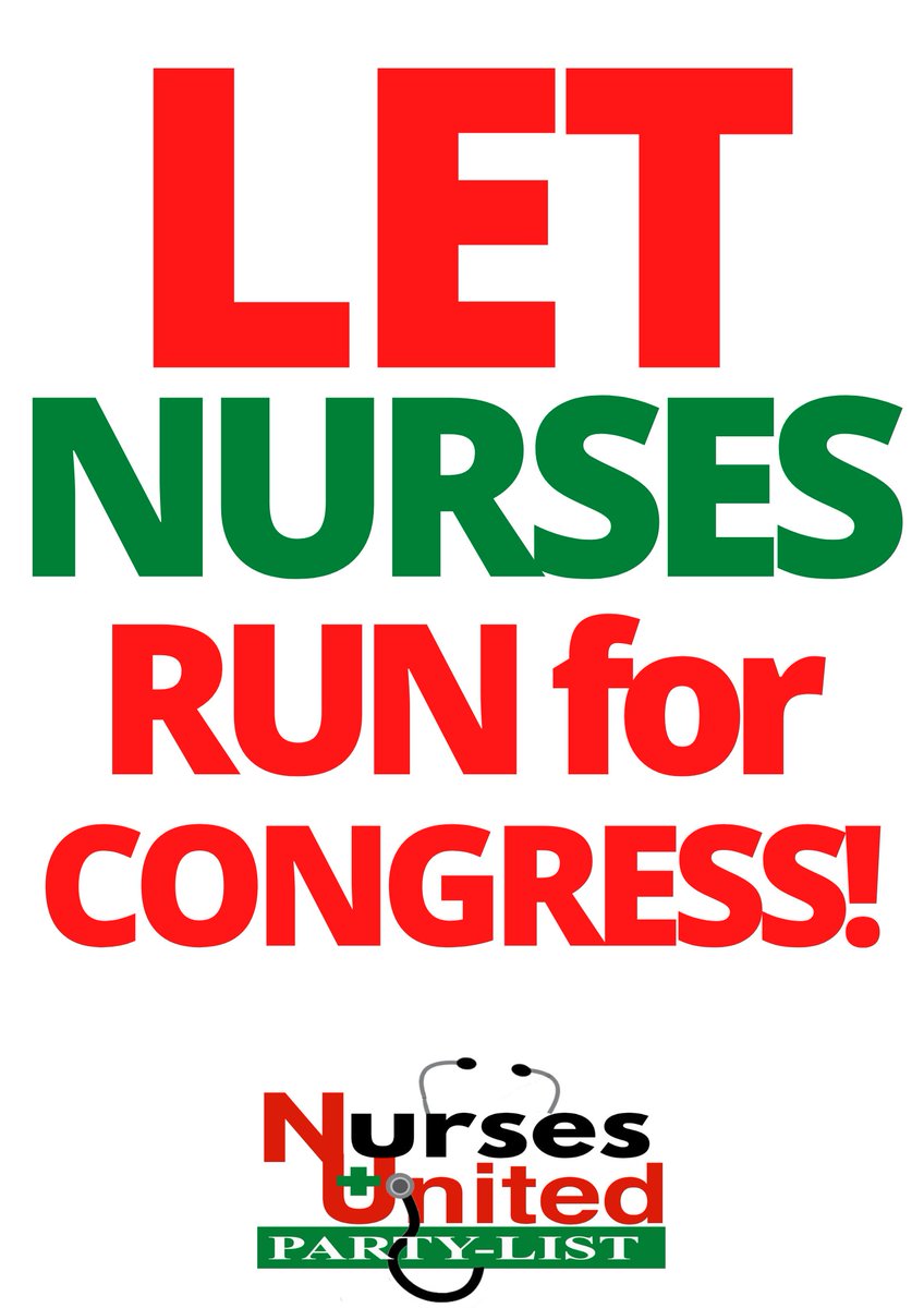 Jet19006954's tweet photo. Panahon na para bigyan ng boses ang mga nurses at health workers sa Kongreso.
#LetNursesRun #NursesUnited #LetNursesRunForCongress
@COMELEC @rowena_guanzon https://t.co/xxGbqMMa85