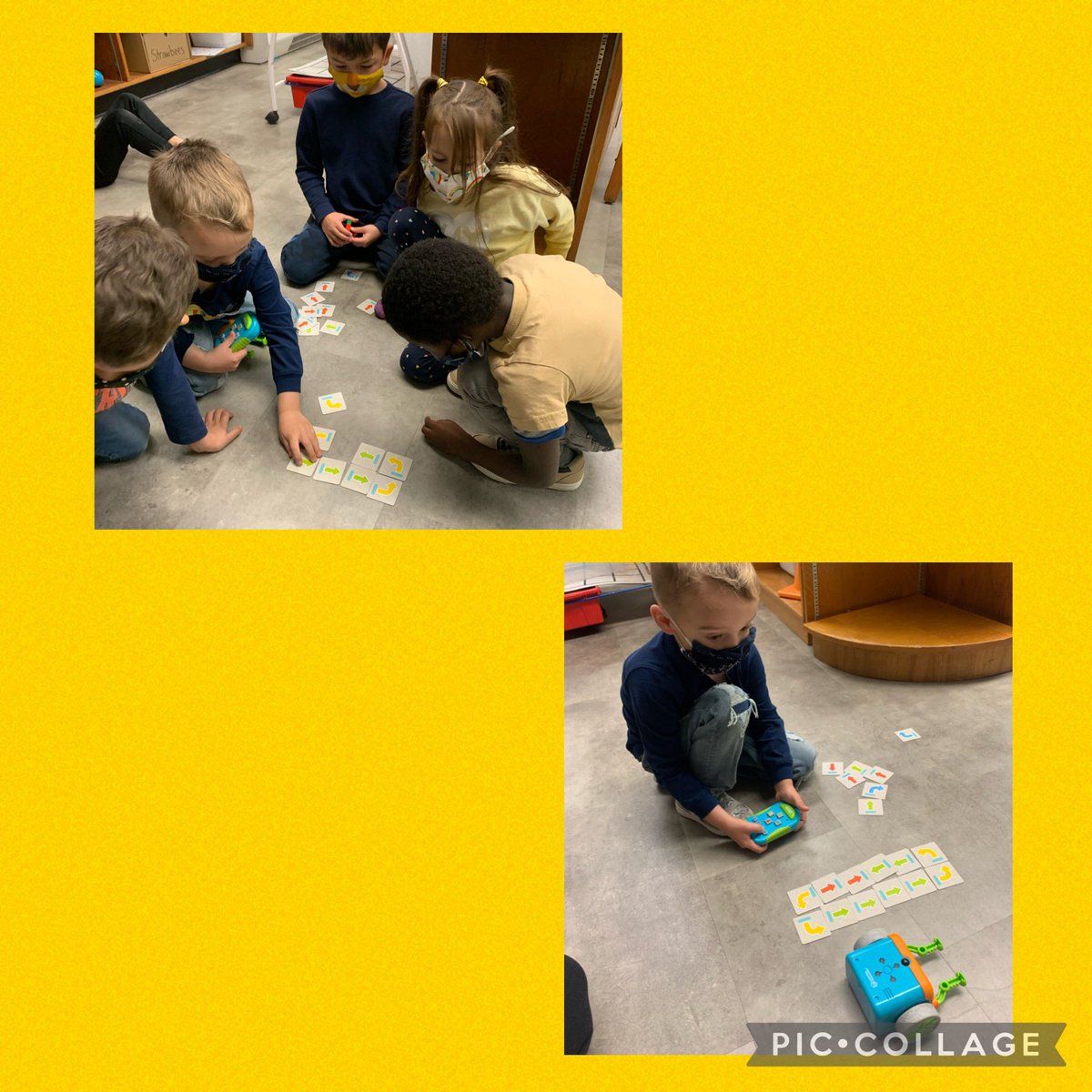 MsKShultz's tweet image. Today we learned how to code a new robot friend! #codinginkinder #makerspace @PolsonPark_LDSB