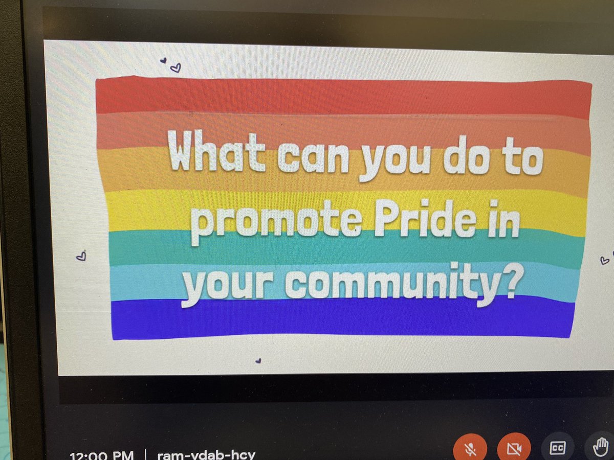therobinsonread's tweet photo. A privilege to have @tctaylor87 & @sopkowe join our #VGSA today & share with us how we can make a difference in our 🏫’s & communities. Thank U for sharing with us messages of activism, ❤️ & hope. Together, we can make our world a better place🏳️🌈🏳️⚧️ @NLESDCA @SISNLESD #Pride365NL https://t.co/dSdKGUpvEK