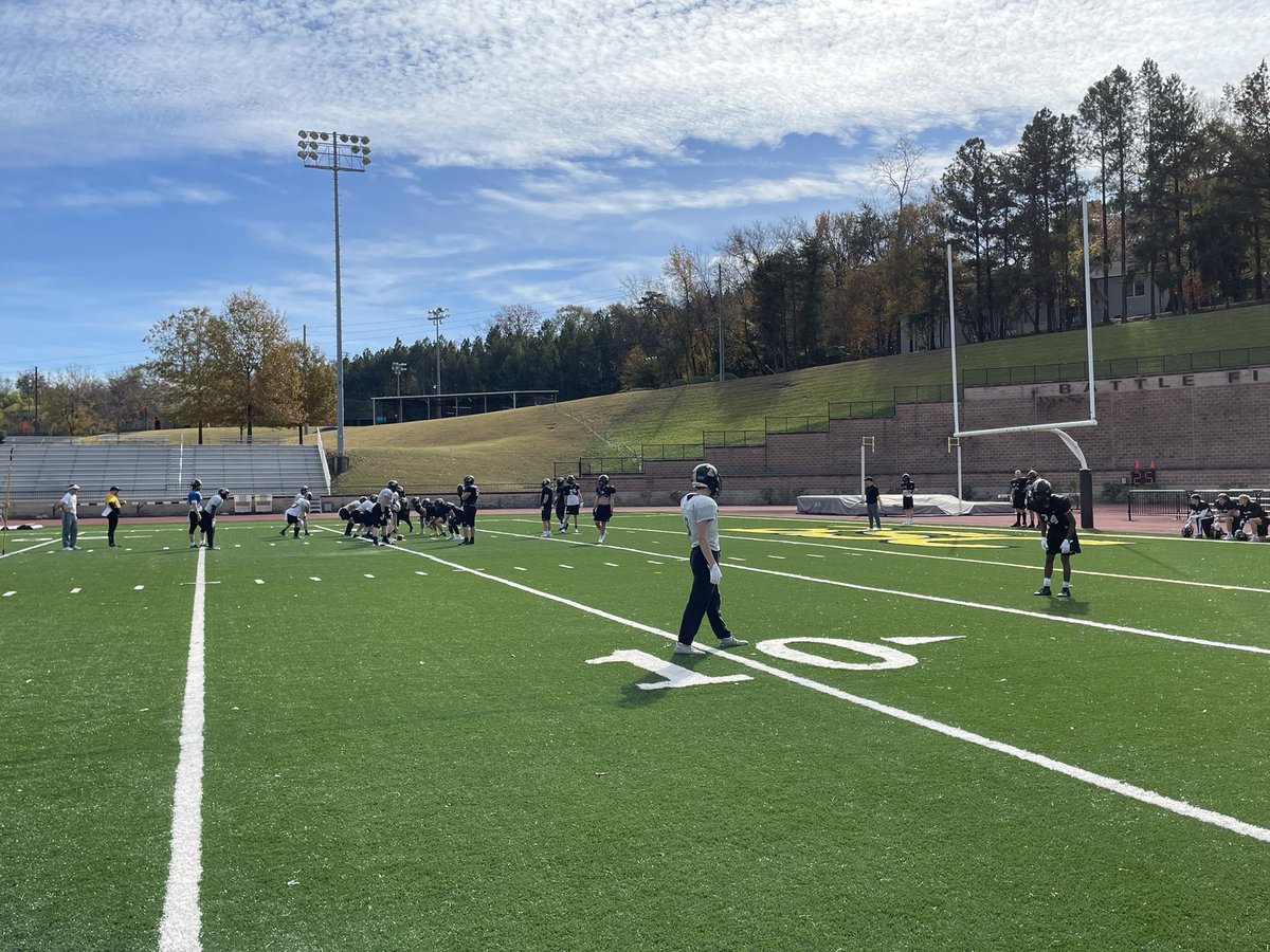 BSCFootball's tweet photo. Thankful to be practicing today…

#YeahPanthers https://t.co/eUBkhSFtRy