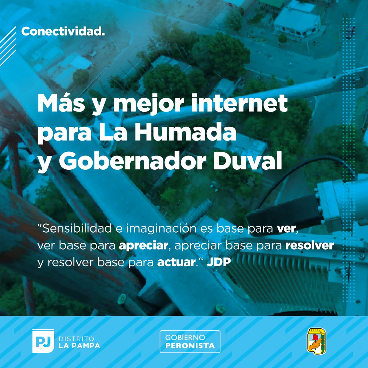 PJlapampa's tweet photo. #OBRAS | Finalizan trabajos que amplian la capacidad de conexión a internet en #LaHumada y #GobernadorDuval.📡
✌❤️
Más inforamación:
🔗https://t.co/qW595Bpo3V
🔗https://t.co/dWNskLZQdh https://t.co/lpVrwmOOfg