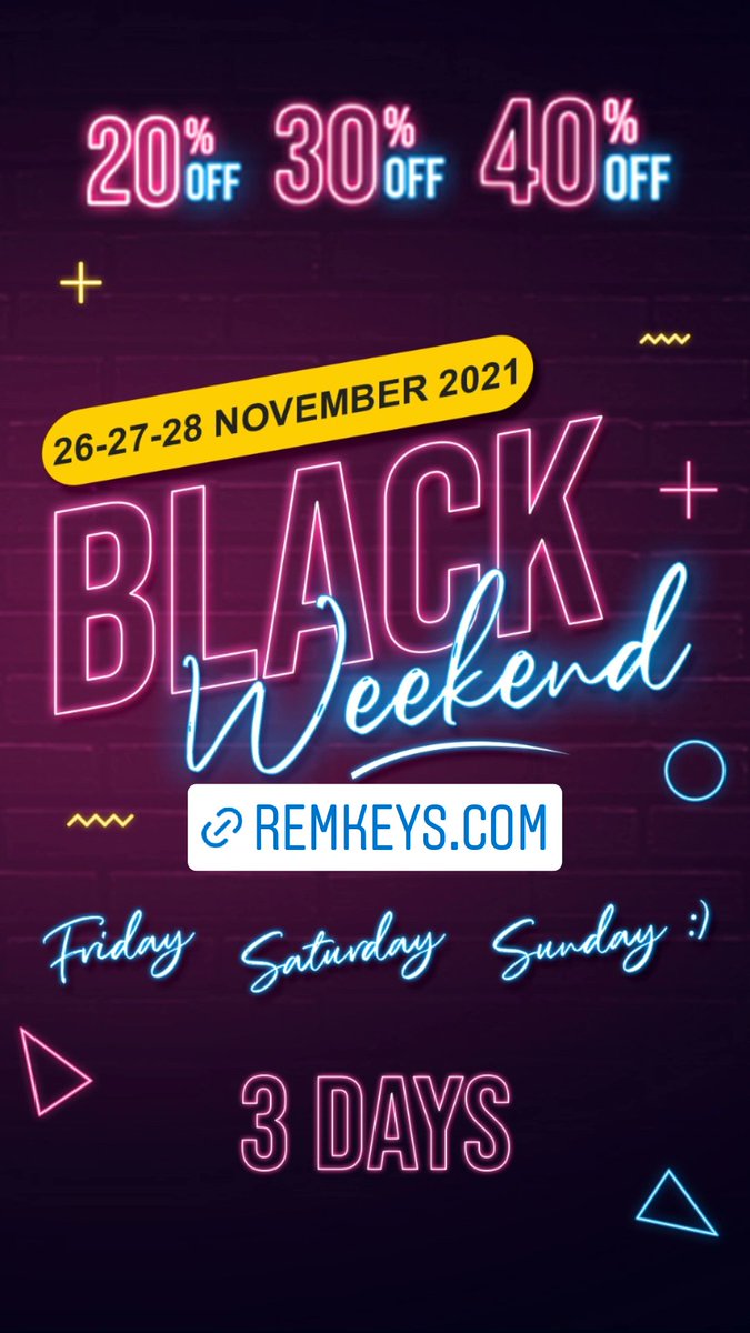 remkeys's tweet photo. Don't miss this opportunity!!
26-27-28 November 2021
-%20
-%30
-%40
https://t.co/oCVc88kOWc https://t.co/02YR4RAGG5