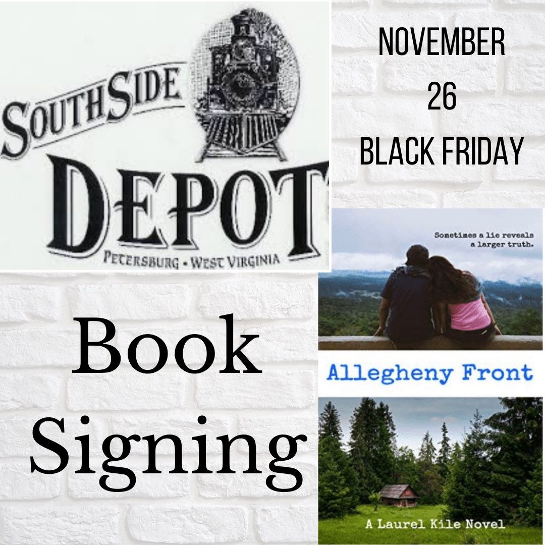 KileAuthor's tweet photo. I will be doing a #booksigning tomorrow at @thedepotwv for my novel #alleghenyfront #petersburgwv #grantcountywv #pencowv #wvauthor #wvwriter #southsidedepot #shopsmall #shopsmallbusiness https://t.co/VTXVLJjW6V