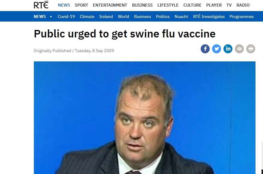 Elainacuda's tweet image. Remember this? A barrister in a court of law this year proved that Tony Holohan had no evidence to prove they were safe &amp;amp; tested for children, as he claimed at the time. Over 120 of them sustained lifelong, life altering injuries with one just awarded €1.3m in damages. Pls share
