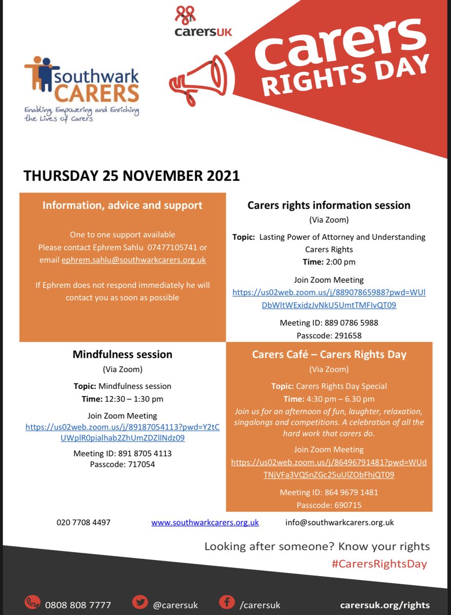 Southwark Carers (@southwarkcarers) on Twitter photo 