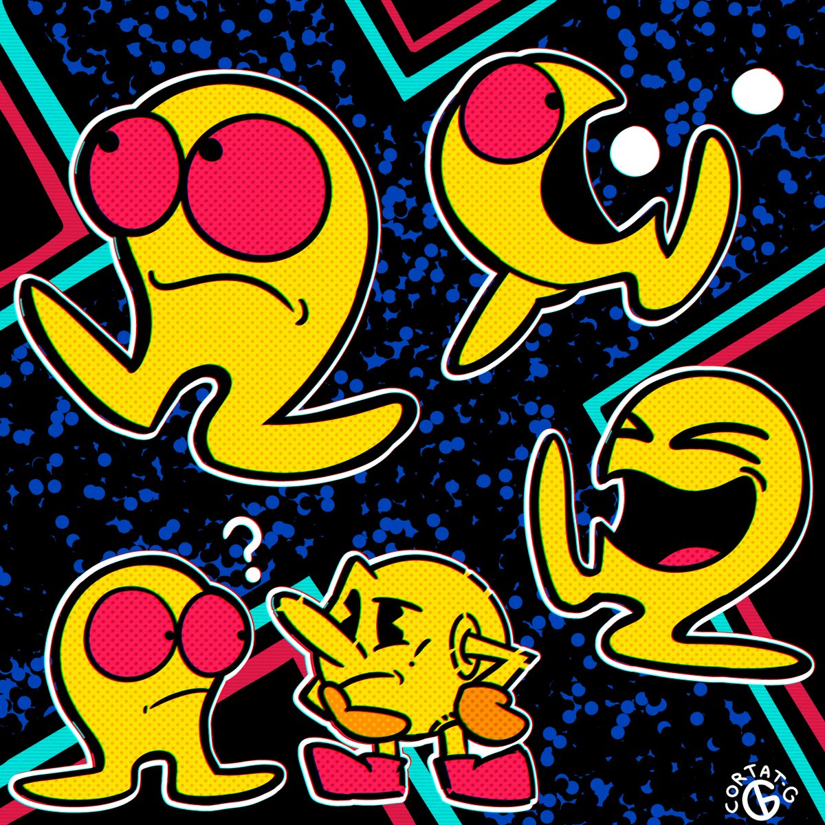 Always loved the goofy design Midway gave Pac-Man when he came stateside. 