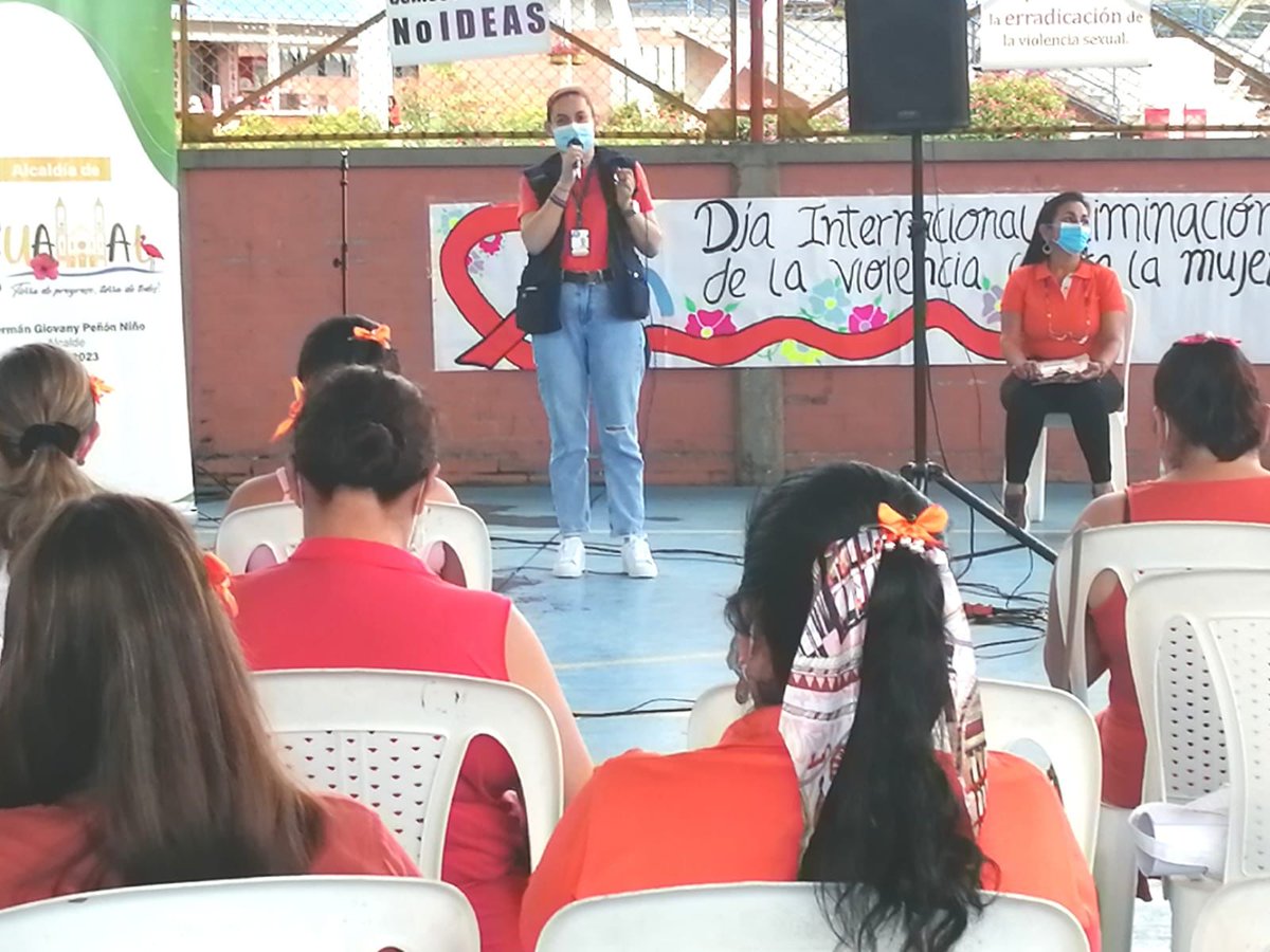 DefensoriaCol's tweet photo. La #RegionalMeta de @DefensoriaCol estuvo junto a la Veeduría de Mujeres y acompañó movilizaciones en el municipio de #Guamal y en #Mesetas. https://t.co/sykVc0VvtD