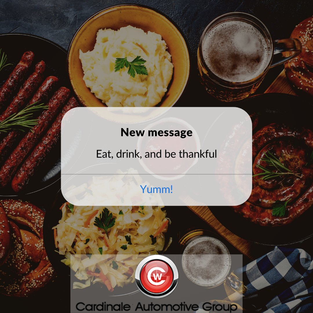 CardinaleVolksW's tweet photo. We hope everyone had a great Thanksgiving! https://t.co/KPtGrR7ebT
