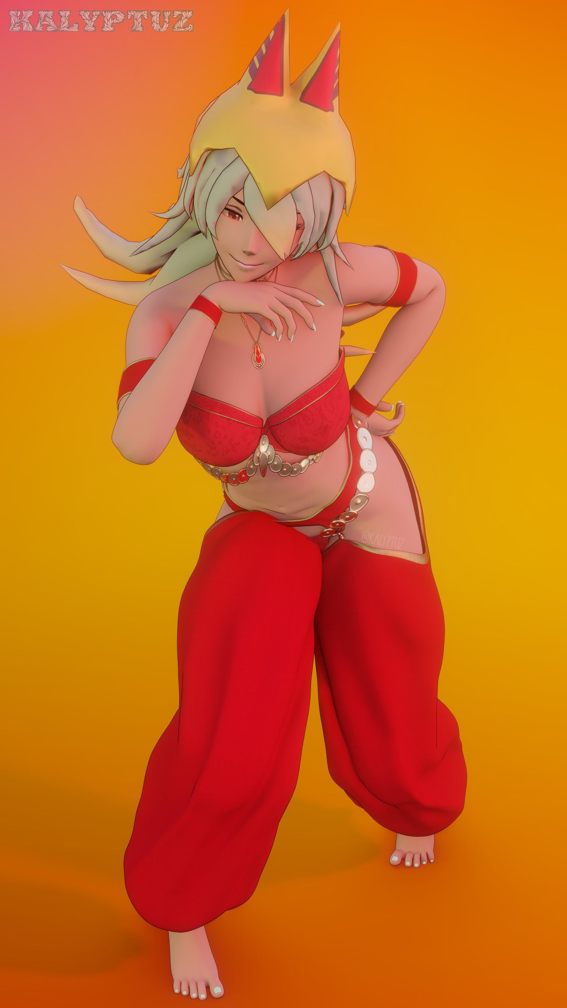 1 pic. Do is it look better on or off? Dancing? I put it on because I had something else in mind but I can dance for you if you like. Laegjarn From Fire Emblem Heroes Model by @emilyblend34 #laegjarn #FireEmblem #FireEmblemnsfw #blender #blendernsfw #rule34 #r34 #nsfw https://t.co/ZkAboB4zo6
