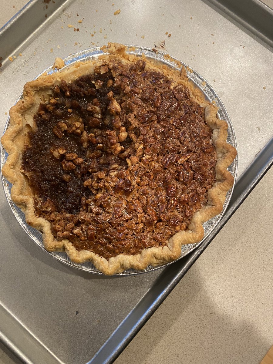 kirber's tweet photo. Dog ate the pie😕 https://t.co/orycrcYBnD