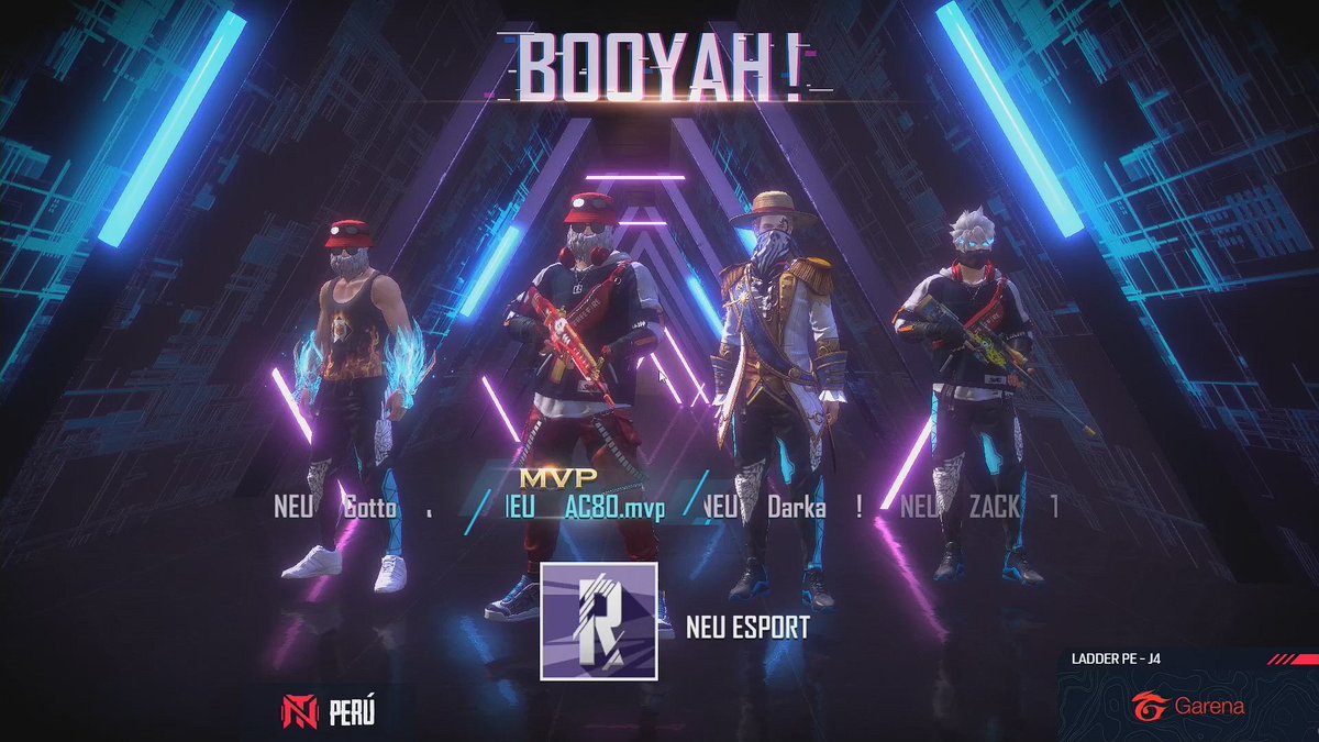 LVPPeruFF's tweet photo. Tenemos el último Boooooyah 🏆 para la escuadra de New esport 😱 increíble participación 😄 https://t.co/xrEg1rrvnw