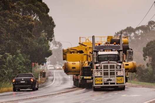 Rain, hail or shine, National Heavy Haulage will be out on the roads transporting heavy earthmoving equipment. This time, a CAT 793 Dump Truck being delivered to Cadia Mine in NSW. nationalheavyhaulage.com.au #MiningEquipment #MiningNSW #MiningAustralia #HeavyHaulageAustralia
