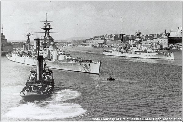 HMS_HoodUK's tweet photo. 1/2 #OTD Remembering the loss of HMS Barham this day 1941. A truly tragic loss that saw 5 ex Hood's lost in the venerable Battleship. Pictured is Hood with Barham in Malta in happier times before the war.
#HMSBarham #HMSHood #WorldWar2 #WW2 #RoyalNavy #HMSHA https://t.co/GHX75eHtRP