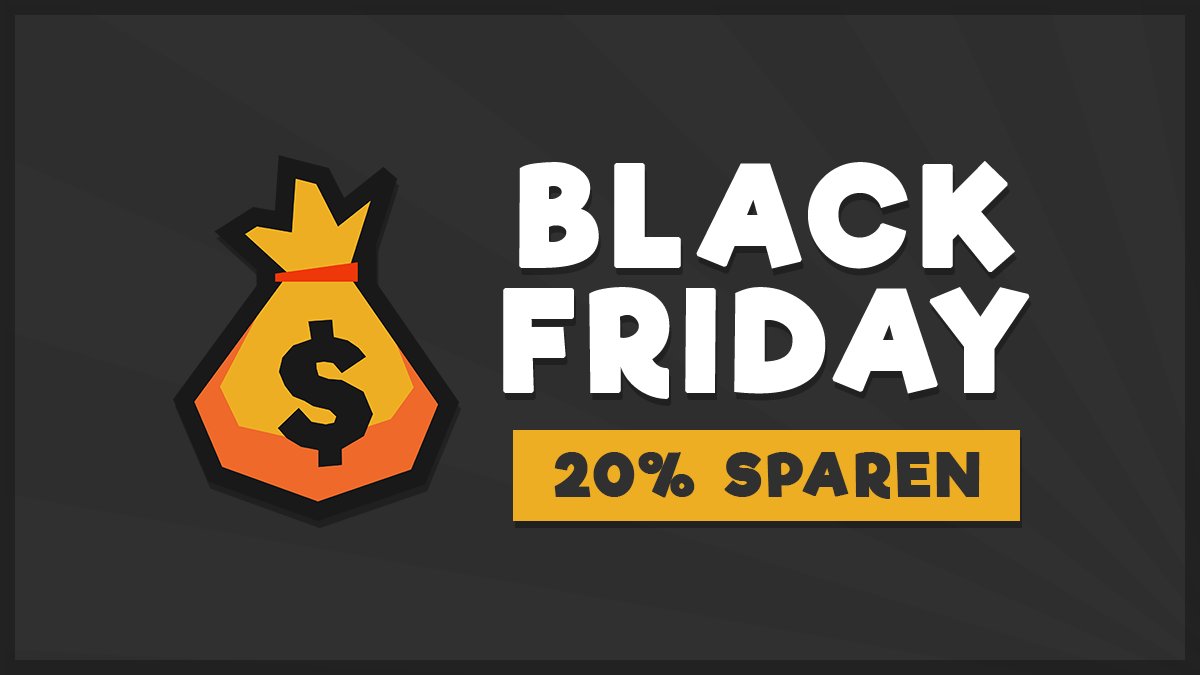 💰 BLACK FRIDAY 2021 💰

Auch bei uns könnt ihr heute 20% sparen!

Nutzt dafür den Code: BLACK20 
Der Code ist jedoch nur heute gültig! 🚨

🔸 shop.cytooxien.de