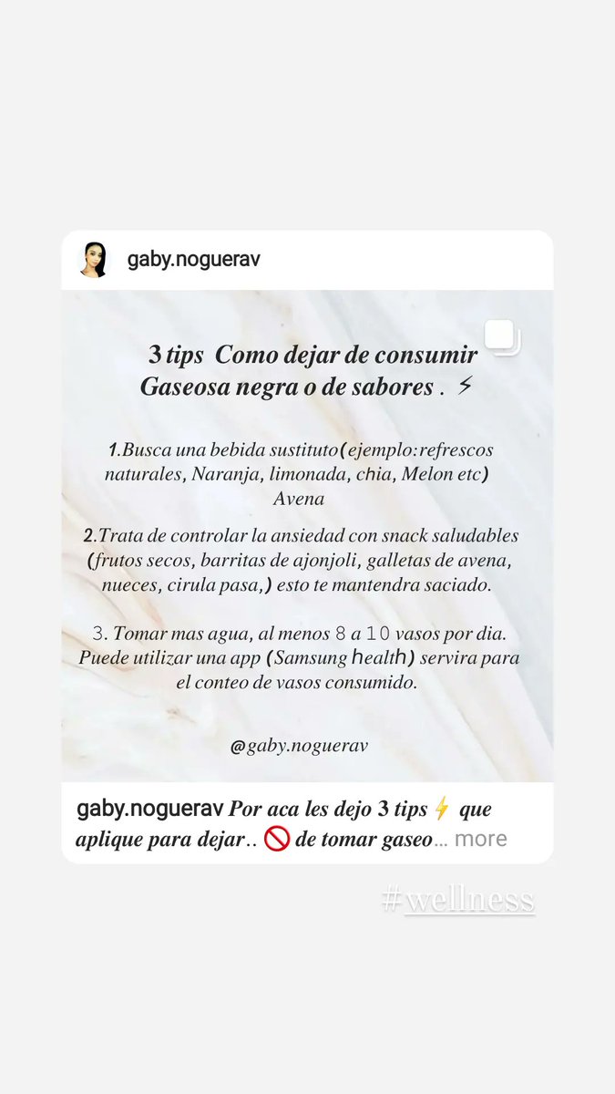 GBRLNV's tweet photo. 𝑷𝒐𝒓 𝒂𝒄𝒂 𝒍𝒆𝒔 𝒅𝒆𝒋𝒐 𝟑 𝒕𝒊𝒑𝒔 𝒒𝒖𝒆 𝒂𝒑𝒍𝒊𝒒𝒖𝒆 𝒑𝒂𝒓𝒂 𝒅𝒆𝒋𝒂𝒓 𝒅𝒆 𝒕𝒐𝒎𝒂𝒓 𝒈𝒂𝒔𝒆𝒐𝒔𝒂𝒔 𝒚 𝒓𝒆𝒇𝒓𝒆𝒛𝒄𝒐𝒔 𝒂𝒓𝒕𝒊𝒇𝒊𝒄𝒊𝒂𝒍𝒆𝒔.#tipssaludables #tips #cambios #samsunghealth #vidasaludable #vivirsano #cuidomicuerpo #selflove #bodypositive https://t.co/jcrTlPasYa
