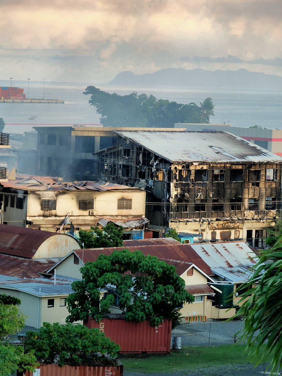 mytagimoucia's tweet photo. The morning after #chinatown #riot #honiara #SolomonIslands 🇸🇧 https://t.co/bcuvfWdebi