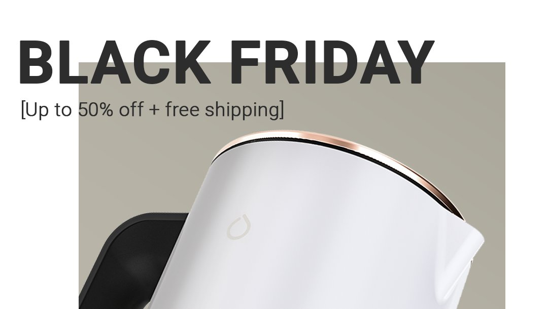 This #BlackFriday is not to be missed. The iKettle Limited Edition White is a kitchen essential, offering numerous intelligent features, including its 'Wake Up' and 'Home' modes. 

l8r.it/Zqep

⁠
