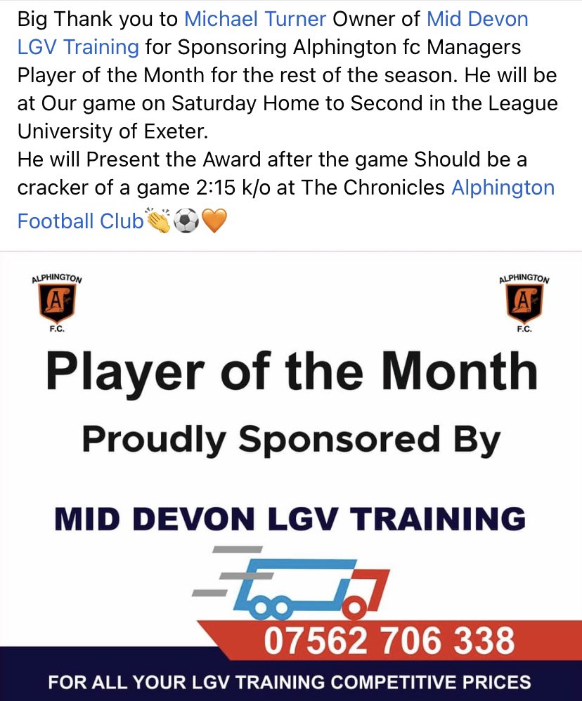 Alphington AFC (@alphingtonafc) on Twitter photo 