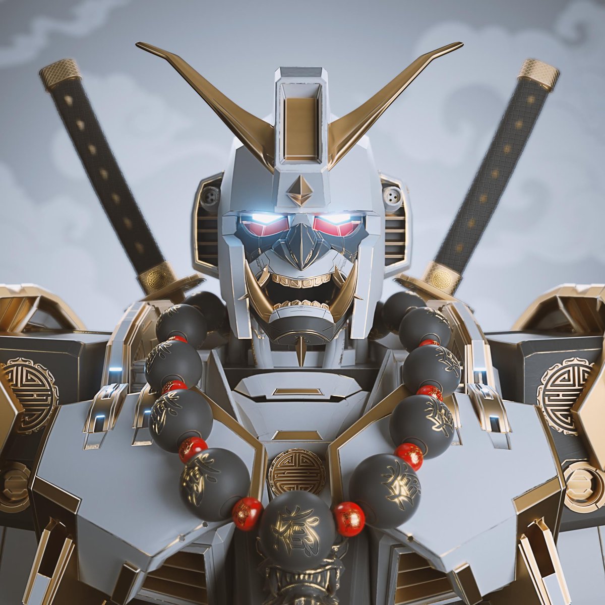 MekaVerse's tweet photo. The level of submissions for the #MEKAVERSECREATIVE Art Contest has completely blown us away! 🦾 🥵 We'd like to keep it going all year, but don't forget: this is the final week to send in your artwork! 🤍🤖

🎨 Art by @AllielChris / @opusnyx / @Kenokenoki / @thearmors https://t.co/g4kv1Mf3TS