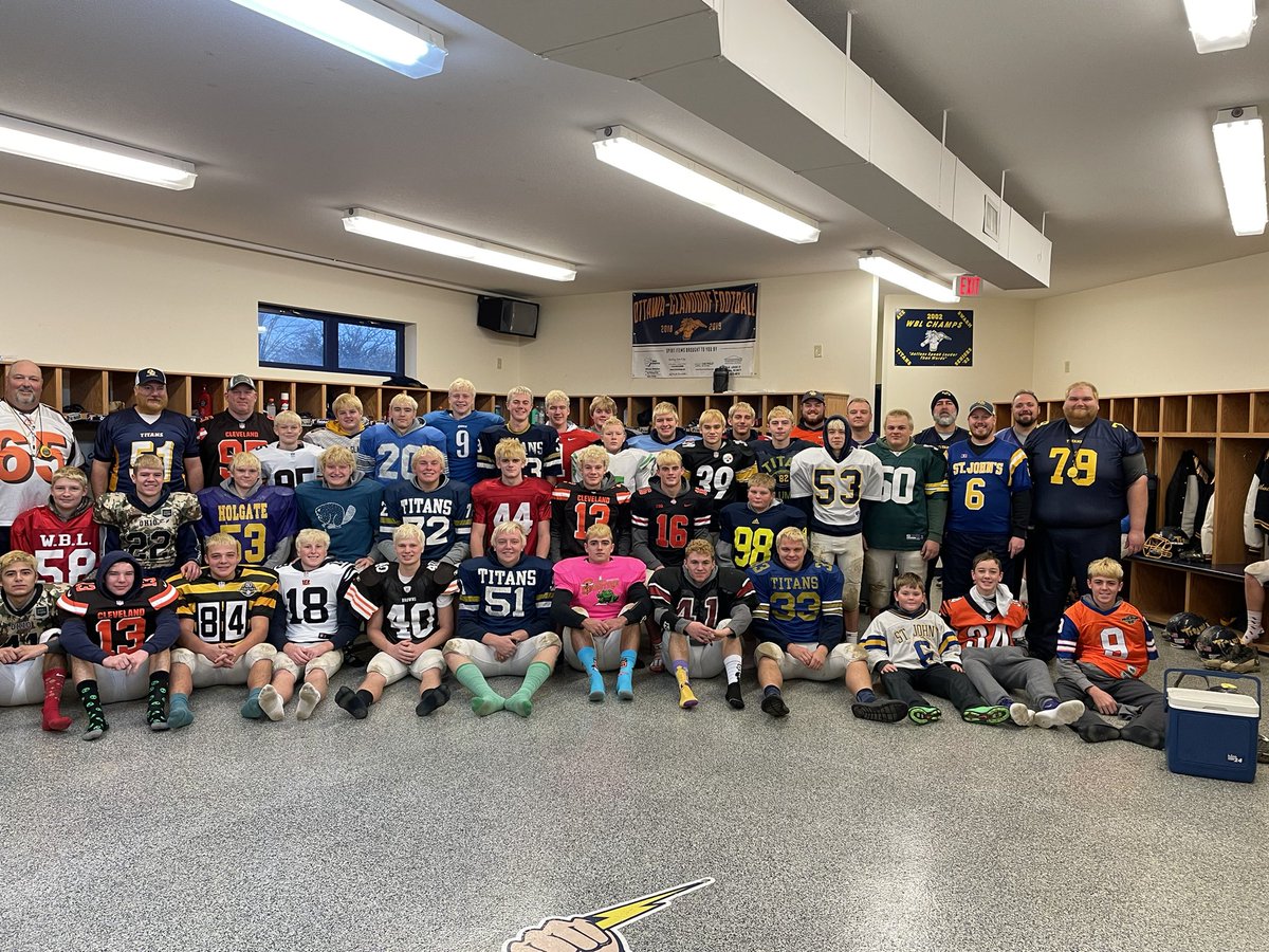 Happy Thanksgiving from Titan Football. Had a fun practice today. Faith, Family, Football and Food. State Semi-Football Practice!!
