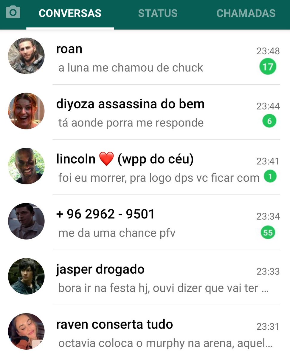 folklinzz's tweet photo. na minha cabeça se a octavia tivesse wpp seria assim https://t.co/ZIf6mLAA1S