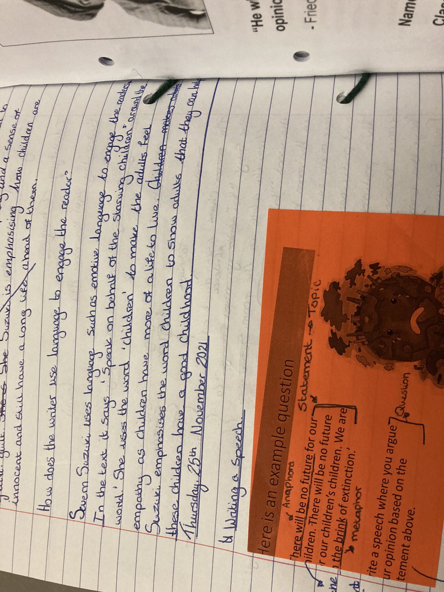 StBensGCSEEng's tweet photo. Fantastic analysis of language from @st_cva we’ve analysed a speech before attempting our own! https://t.co/RiTpEmI3yu