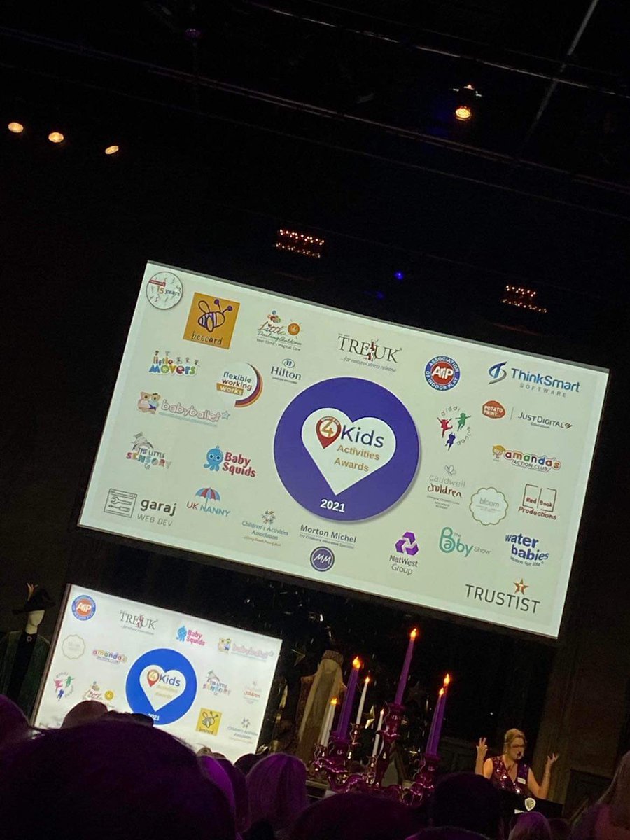 Spot us on the big screen! We are so proud to be a sponsor at the <a href="/WhatsOn4KidsUK/">What's On 4 Kids UK</a> Awards tonight alongside so many other amazing businesses 🥳👏

#whatson4kidsawards #franchise #preschool #dancecompany