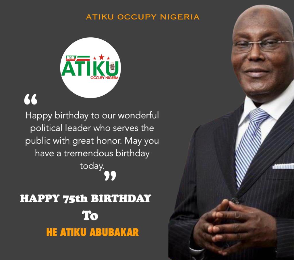 PDP_Dynasty's tweet image. #HBDAtiku #IAMPDP