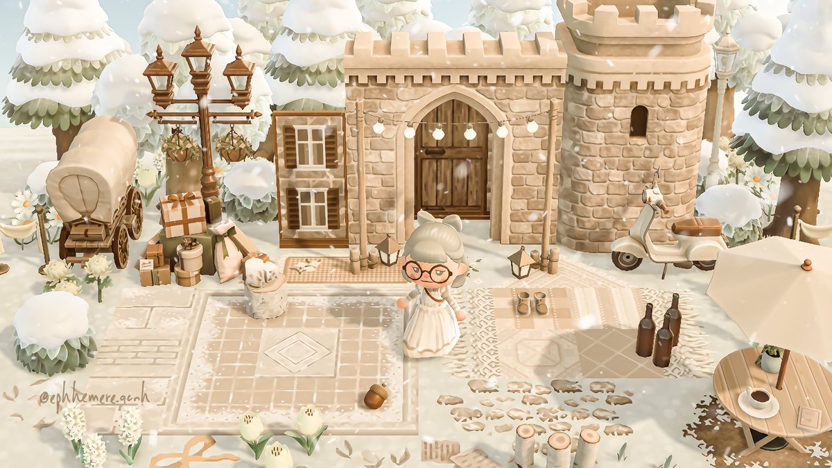 ephhemere_acnh's tweet photo. Just did a little mood board for my winter island 🙊❄️ https://t.co/BvsKKG9Djz