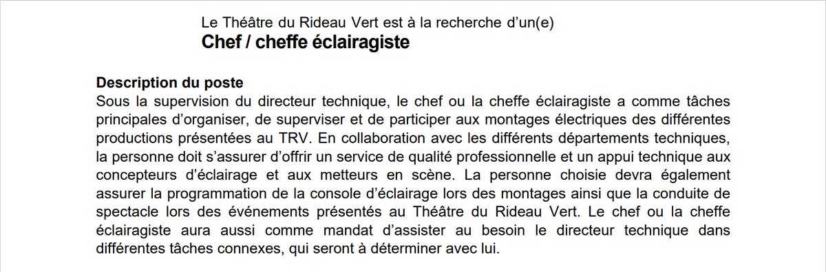 rideauvert's tweet photo. 💥OFFRE D'EMPLOI💥
Le 𝗧𝗵𝗲́𝗮̂𝘁𝗿𝗲 𝗱𝘂 𝗥𝗶𝗱𝗲𝗮𝘂 𝗩𝗲𝗿𝘁 est à la recherche d'un 𝗖𝗵𝗲𝗳 ou d'une 𝗖𝗵𝗲𝗳𝗳𝗲 𝗲́𝗰𝗹𝗮𝗶𝗿𝗮𝗴𝗶𝘀𝘁𝗲 !
Êtes-vous ou connaissez-vous la perle rare ? 🧐
Consultez l'offre d'emploi complète : https://t.co/h5znwDLMk8 https://t.co/gnwDZvjlk0