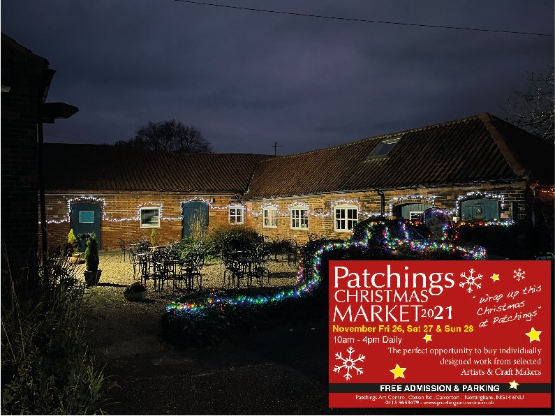 All decorated and ready for tomorrow - Doors open at 10am. A warm welcome awaits to this year’s Patchings Christmas Market. Free Admission and Parking.