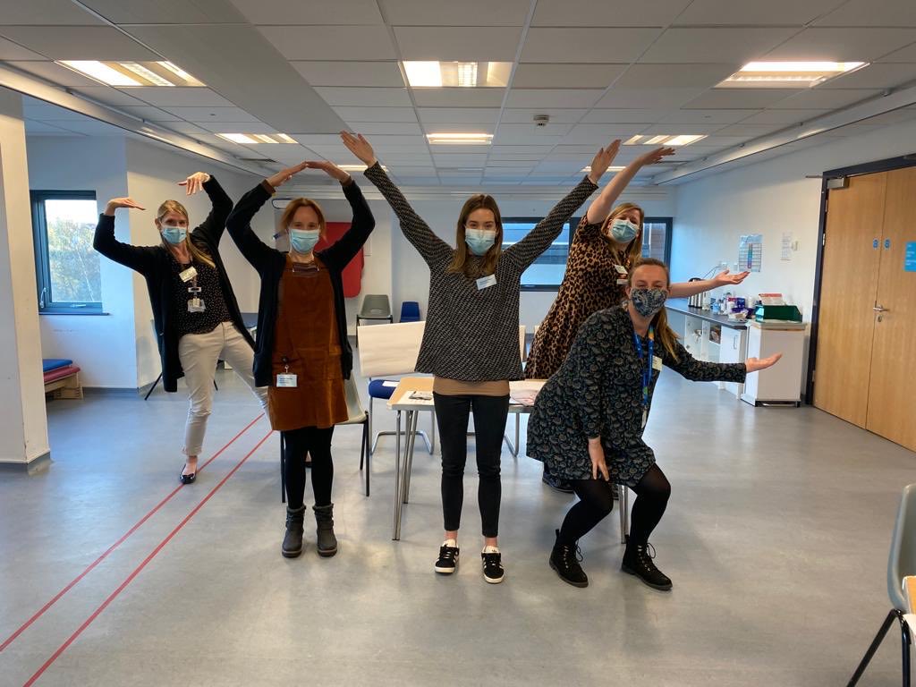 The amazing MOVE project team! Spells out….MOVE rather than YMCA….😂 A fantastic stakeholder day. Learnt lots listening to views from important early years stakeholders. ⁦@MOVEprogramme⁩ ⁦@BevanCommission⁩ #bevanexemplar