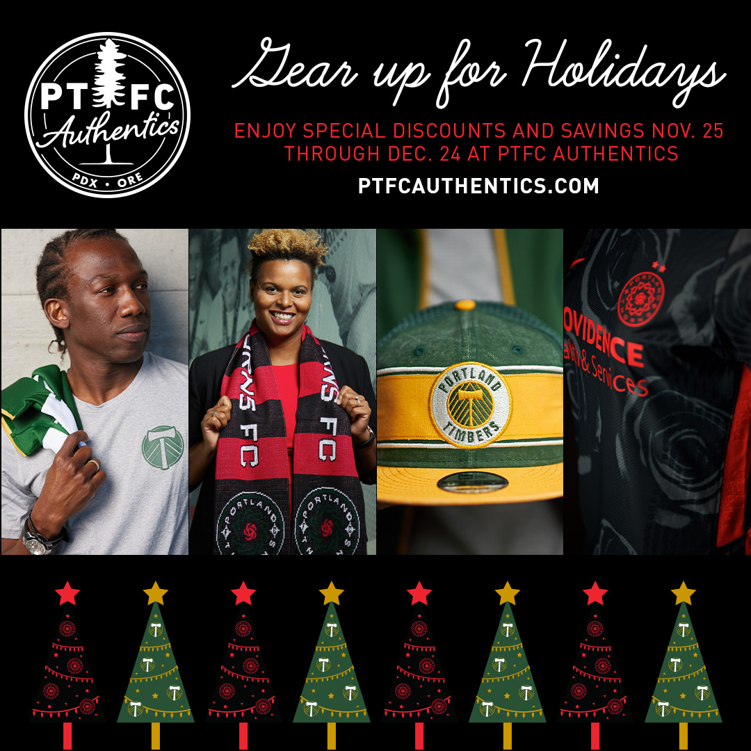 ThornsFC's tweet photo. Enjoy our special discounts and savings just in time for the holidays!🎄

PTFC deals: https://t.co/rHYeoO3SEK | #BAONPDX https://t.co/u9Yh1U7oe2