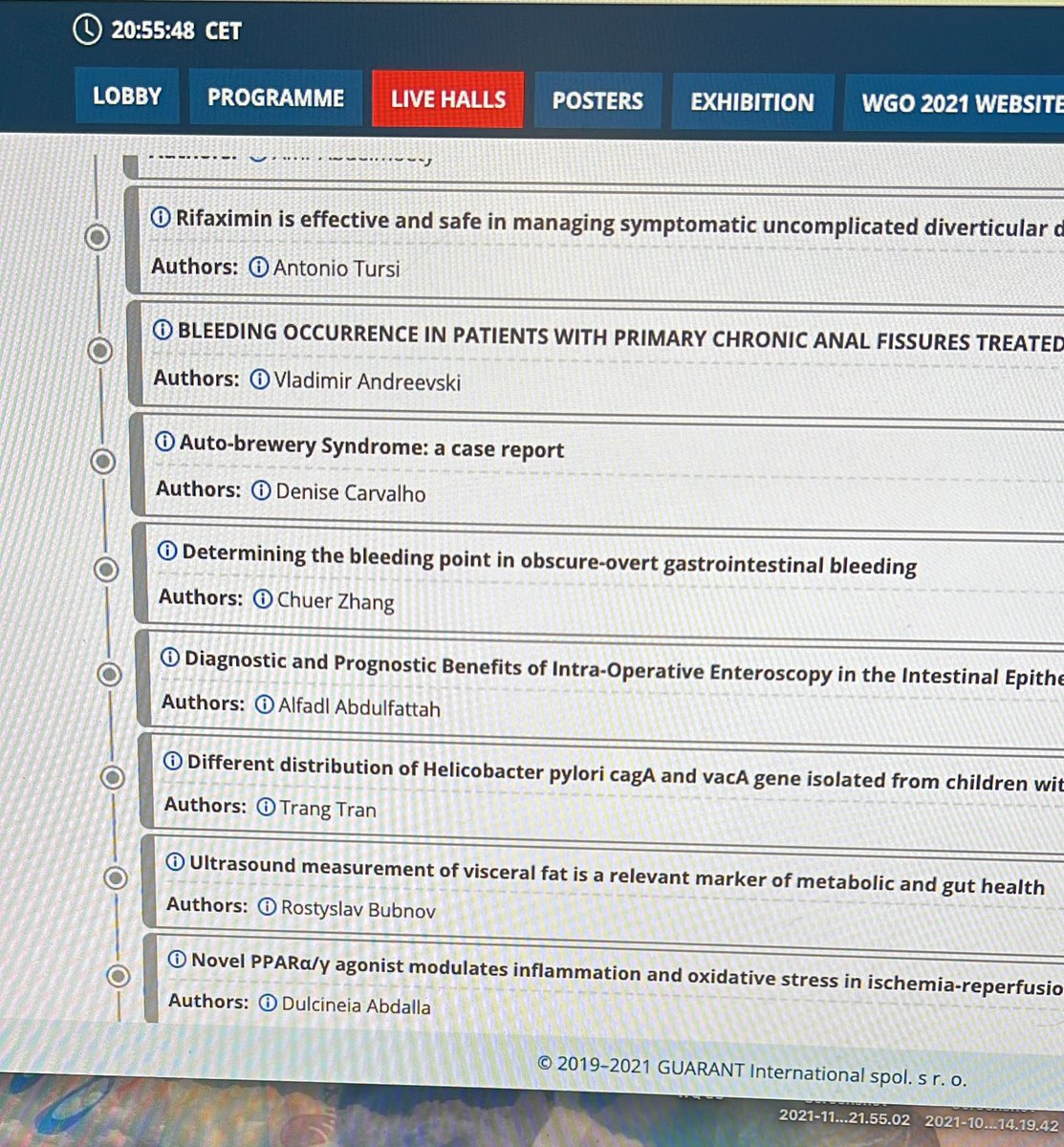 Two years after completion, my case report based on my experience with gastrointestinal bleeding has been accepted as a poster at the GASTRO 2021 Prague conference!