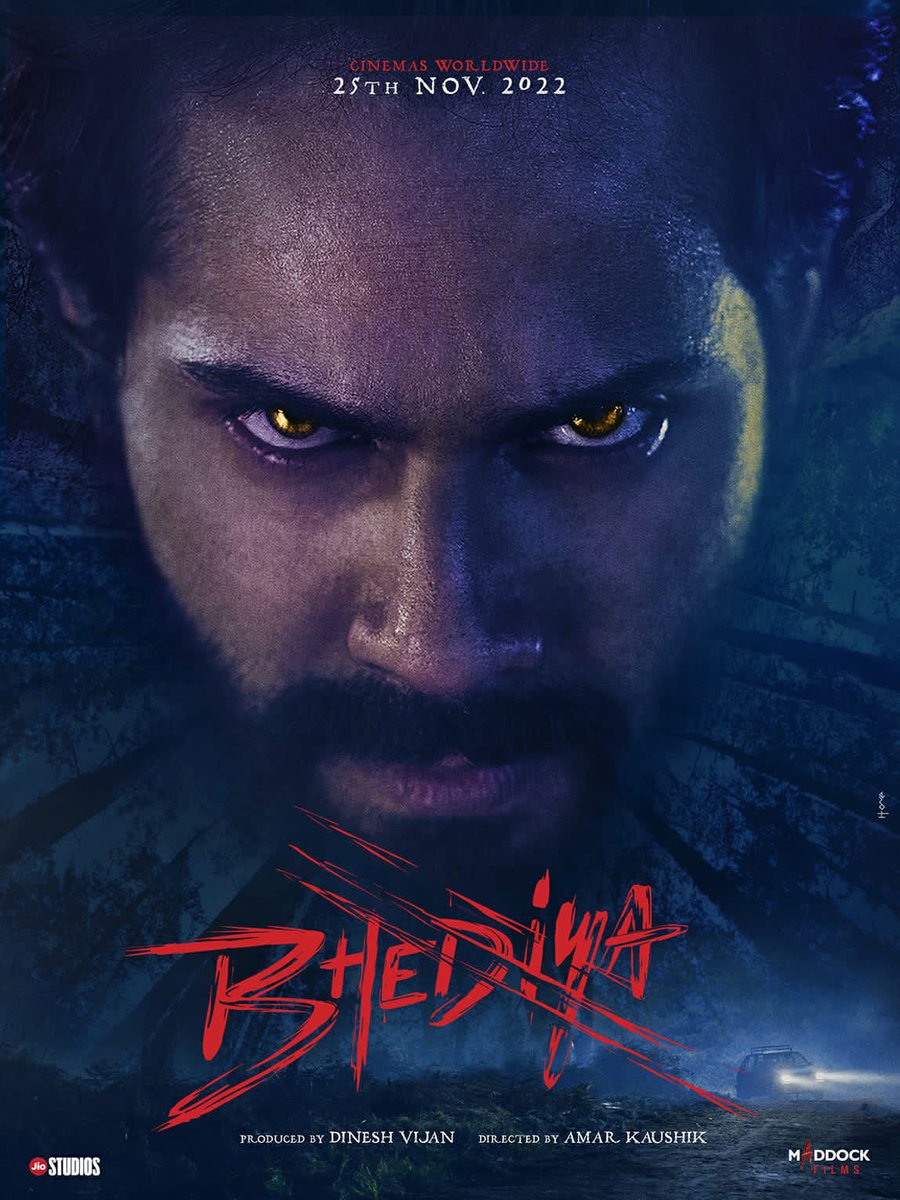 MrsVARUNDaOne's tweet photo. BHEDIYA on 25th November, 2022 !! 🐺🔥 @Varun_dvn @MaddockFilms @amarkaushik #Bhediya #BhediyaFirstLook #VarunDhawan https://t.co/I6adO1GNiq